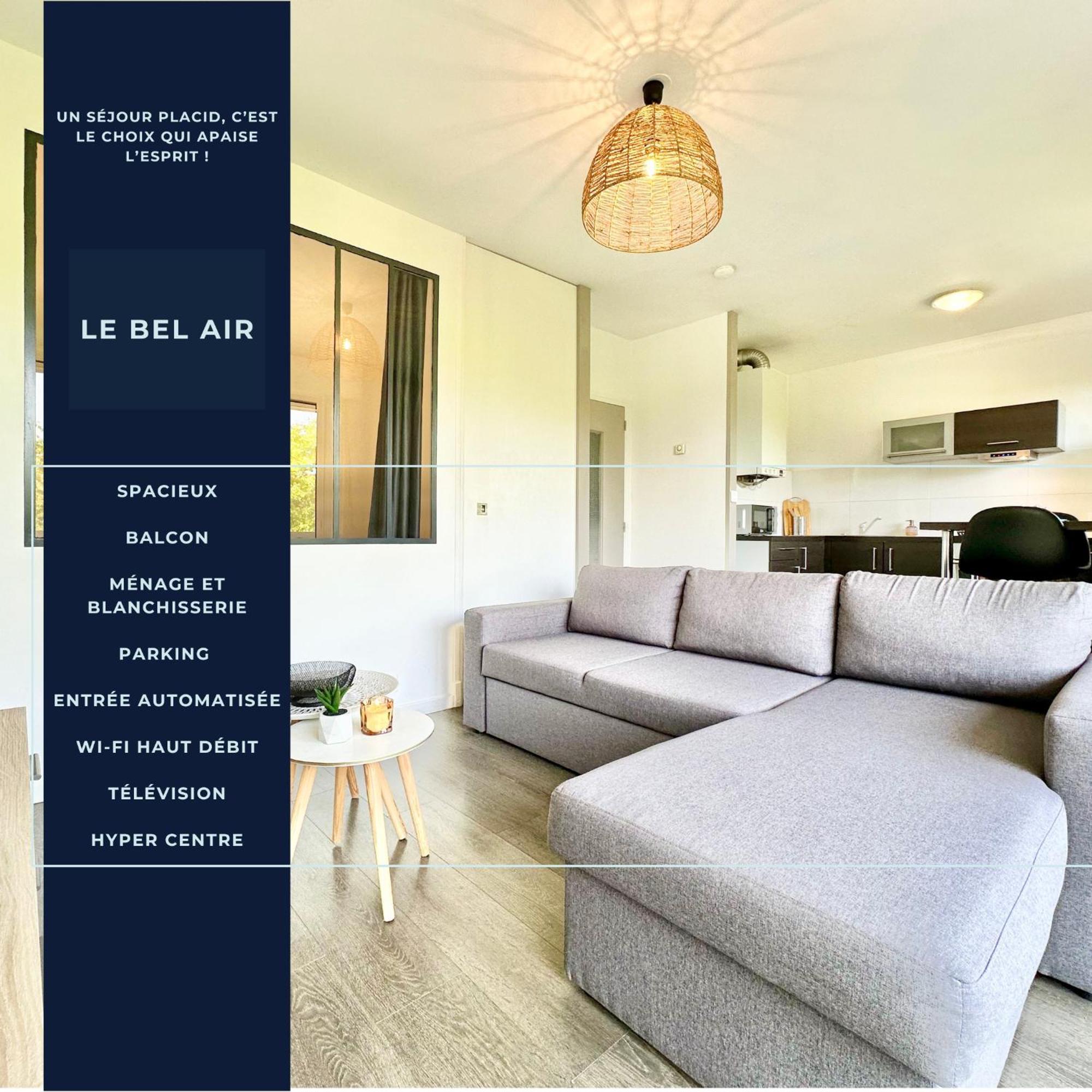 Le Bel Air - Coeur De Ville - Parking & Balcon Mont-de-Marsan Eksteriør bilde